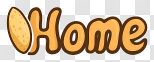 Home Logo - Home Text Design Transparent PNG