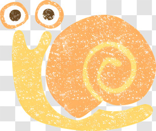 Icon - Cute Snail Illustration Transparent PNG