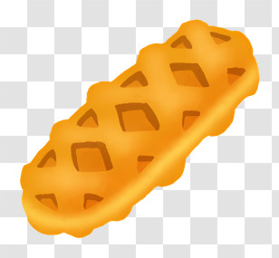 Food Elements - Golden Pastry Transparent PNG