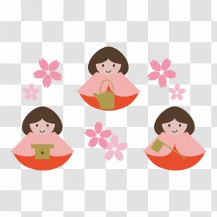 Hinamatsuri Doll Festival Clip Art - Character - Three Openings Transparent PNG