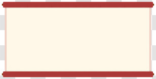 Rolled Paper - Blank Sign With Red Border Transparent PNG