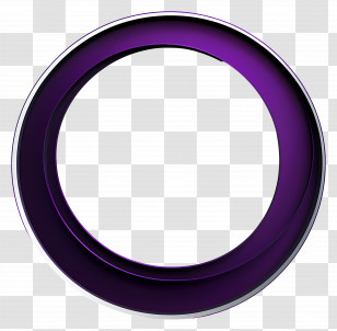Circle Frame - Purple Circular Frame For Design Or Decoration Transparent PNG