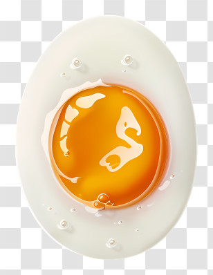 Boiled Egg - Cracked Egg Illustration Focus Front Transparent PNG