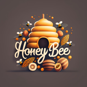 World Honey Bee Day - Golden Honey Bee Hive With Bees And Honeycombs Transparent PNG