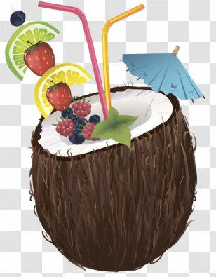 Coconut Water Juice Milk Cocktail Transparent PNG