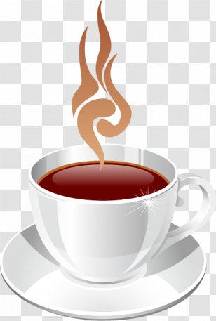 Iced Coffee Tea Cafe Clip Art - Cup - Vector Hand-painted Transparent PNG