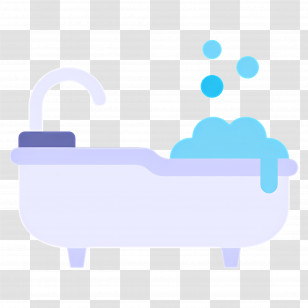 Bathtub - Bathtub With Bubbles Transparent PNG