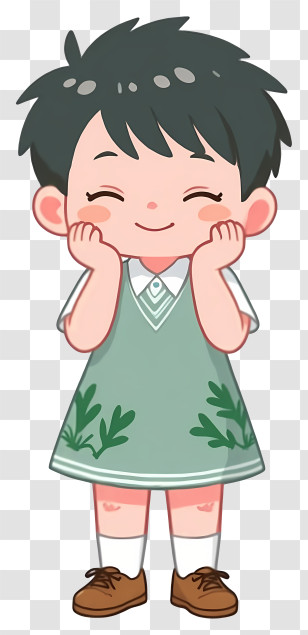 Cartoon Student - Happy Child Smiling Transparent PNG