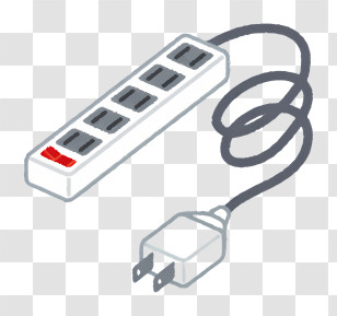 Icon - Power Strip With Cord Transparent PNG