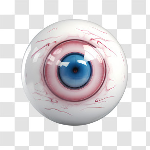 Halloween Eyeball - Realistic Human Eyeball Illustration Transparent PNG