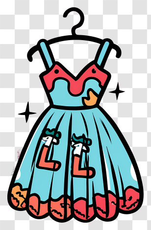 Blue Dress - Blue Dress With Boots And Straps Transparent PNG