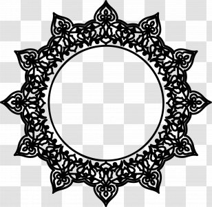 Picture Frames Clip Art - Royaltyfree - Round Frame Transparent PNG