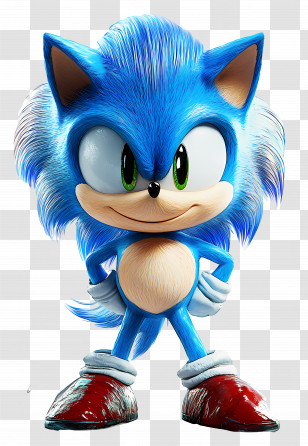 Sonic The Hedgehog - Blue Hedgehog Character Transparent PNG