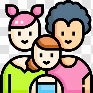 Family - Cartoon Family Transparent PNG