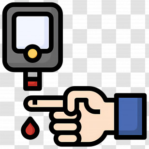 Diabetes - Blood Sugar Testing Device Transparent PNG