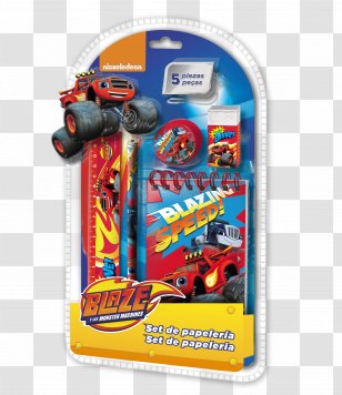 Pen & Pencil Cases Machine Stationery Animated Film - Blaze And The Monster Transparent PNG