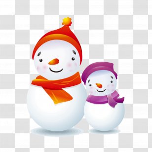 Vector Graphics Snowman Image Christmas Day - For Two Transparent PNG