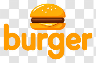 Burger Restaurant Logo - Smiling Burger Logo Transparent PNG