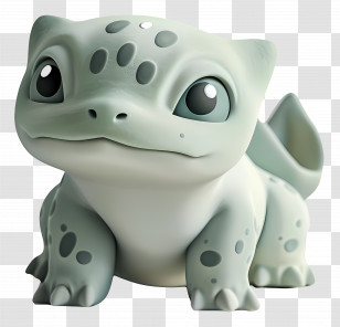 Bulbasaur - Adorable Cartoon Lizard Design Transparent PNG