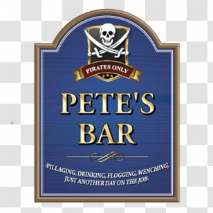 Piracy Beer Jolly Roger Looting Flag - Logo Transparent PNG