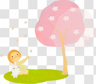 Illustration Pink M Cartoon Character Fiction - Fictional Transparent PNG