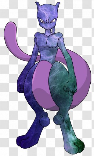 Goten Mewtwo PokÃ©mon Arcanine - Watercolor - Galaxy Wallpaper Transparent PNG