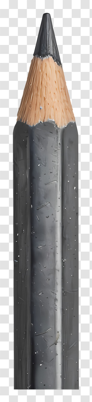 Pencil - Graphite Pencil Tip For Drawing And Writing Transparent PNG