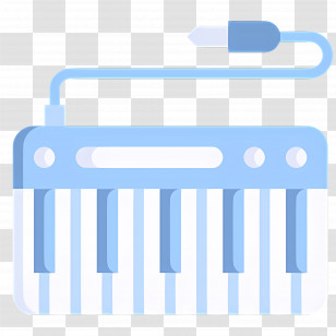 Music Keyboard - Electronic Keyboard Illustration Transparent PNG