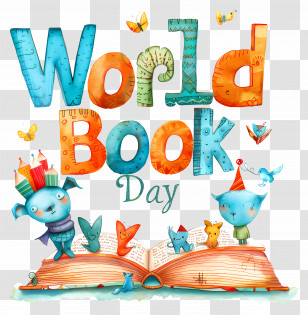 World Book Day - World Book Day Celebration Drawing Transparent PNG