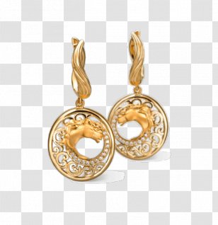 Earring Horse Bitxi Jewellery Carrera Y - Locket Transparent PNG