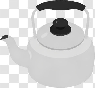 Teapot - White Kettle Transparent PNG