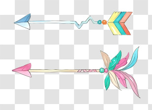 Arrow - Colorful Decorative Arrows Transparent PNG