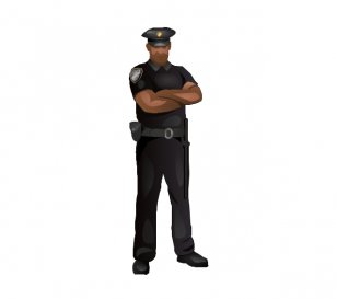 Security Guard Police Officer Clip Art - Shoulder - Fixed Cliparts Transparent PNG