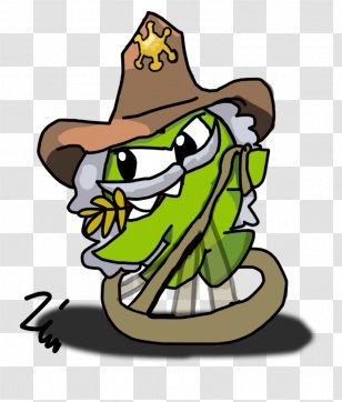 Cut The Rope Drawing Fan Art Game Cowboy - Om Nom Transparent PNG