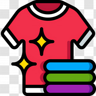 Clothes - Clean Clothes And Folded Laundry Transparent PNG