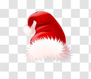 Santa Claus Suit Christmas Clip Art - White - Piles Cap Transparent PNG