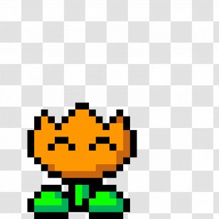 Minecraft Pixel Art Mario Series - Flower - Flappy Bird Boru Transparent PNG