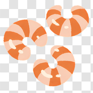 Food - Cooked Shrimp Illustration Transparent PNG