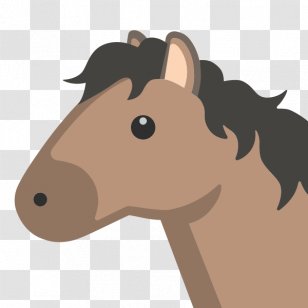 Horse Android Nougat Emoji Oreo Transparent PNG