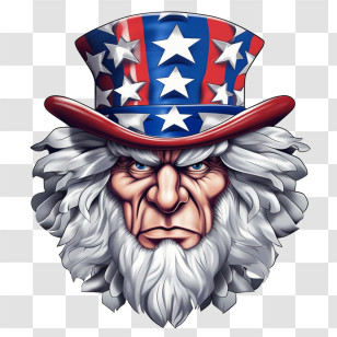 Cartoon Uncle Sam
 - Uncle Sam Patriotic Icon Transparent PNG