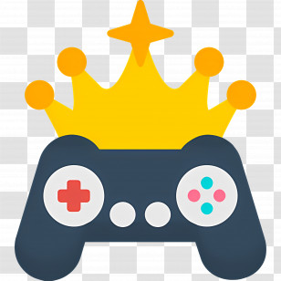 Game Controller - Gaming Controller With Crown Transparent PNG