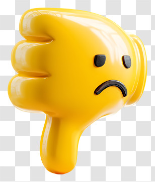 Thumbs Down Emoji - Thumbs Down Emoji With Sad Face Transparent PNG