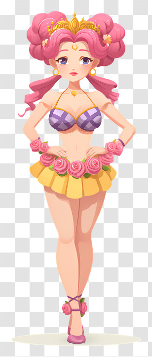 Cerecere From Sailor Moon - Pink-Haired Anime Princess Transparent PNG