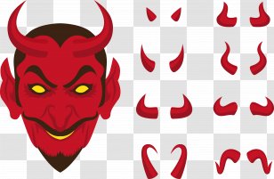 Lucifer Devil Clip Art - Silhouette - Horrible Demon Transparent PNG