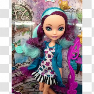 Doll Ever After High Barbie Party Shyrokyi - Violet Transparent PNG