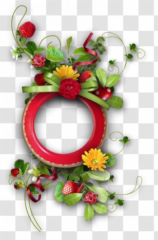 Picture Frames Clip Art Image Openclipart - Wreath - Suse Transparent PNG