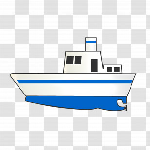 Simple Boat Icon - Minimalist Simple Boat Graphic Icon Transparent PNG
