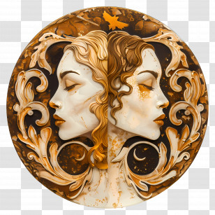 Gemini - Gemini Zodiac Symbol Transparent PNG