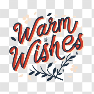 Warm Wishes - Warm Wishes Greeting Card Transparent PNG