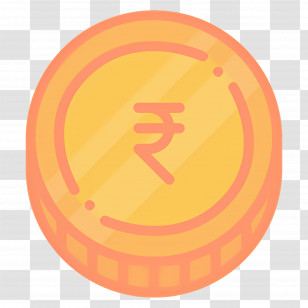 Indian Rupees - Indian Rupee Coin Vector Illustration Transparent PNG